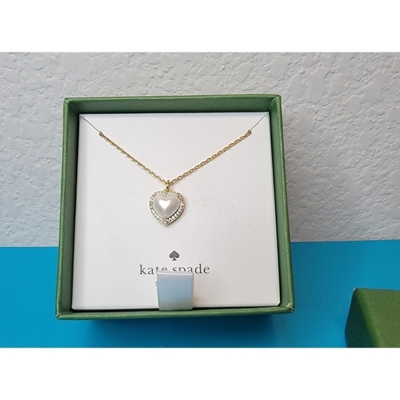 NWT Kate Spade my love Imitation pearl pendant necklace - Picture 4 of 8